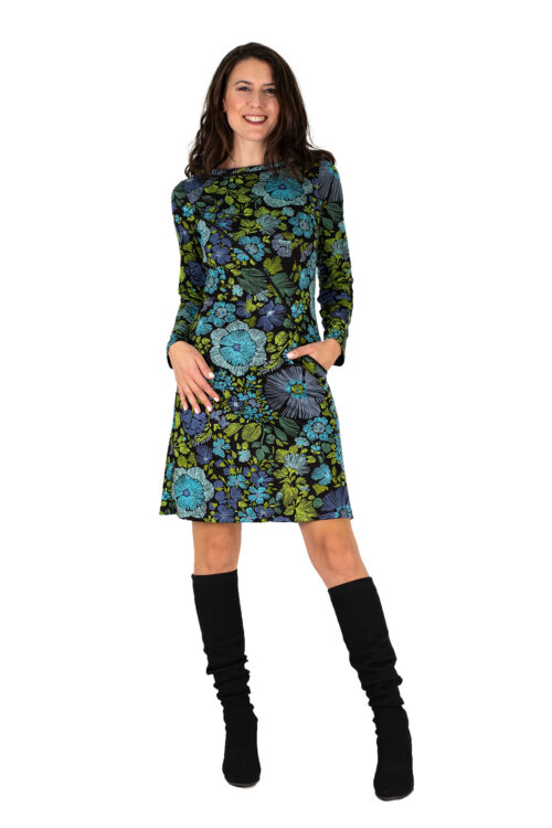 Kleid Jaqueline mit Blumenmuster